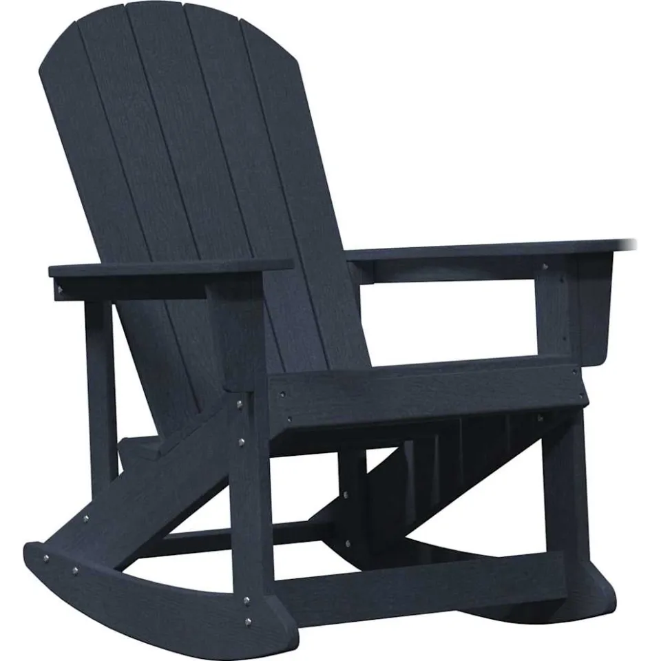 vidaXL Adirondack Schommeltjes 2 st Marineblauw HDPE, foto 4