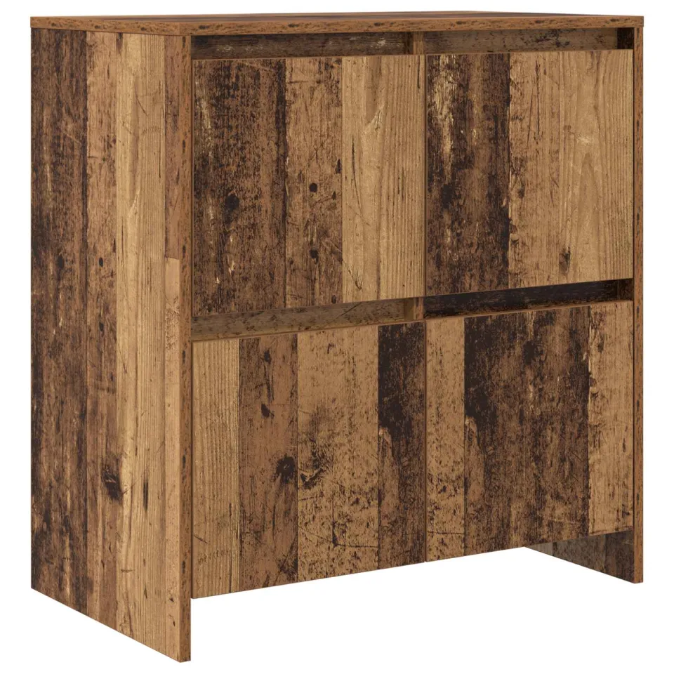 vidaXL Dressoir Oudhout 70 x 41 x 75 cm Bewerkt hout bruin, foto 3