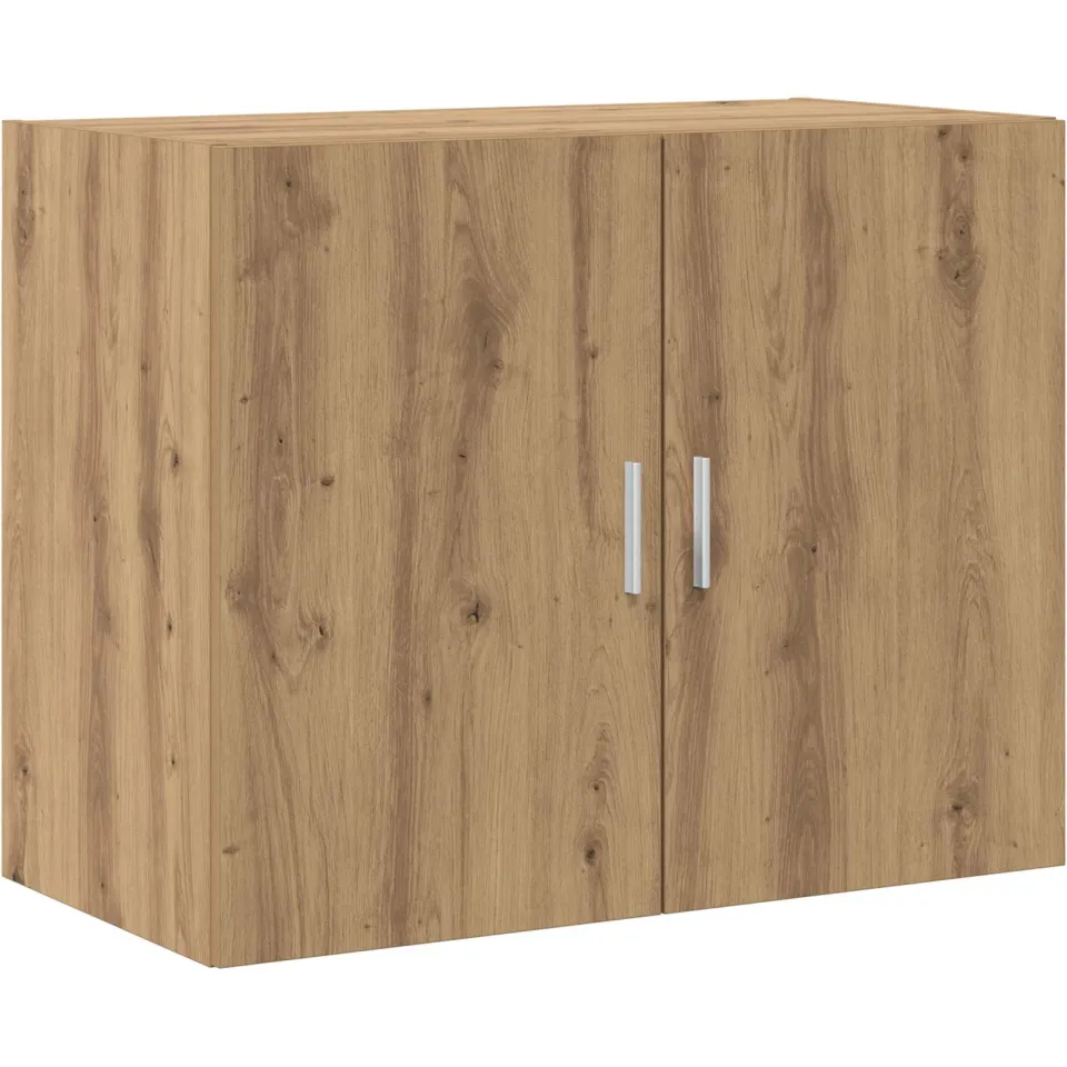 vidaXL Wandkast Artisanaal eiken 80 x 42,5 x 64 cm Bewerkt hout
