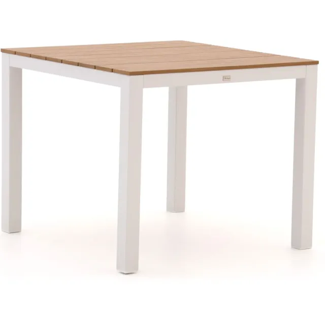 Bellagio tuinmeubelen Bellagio Fidenza dining tuintafel 90x90x75cm Wit