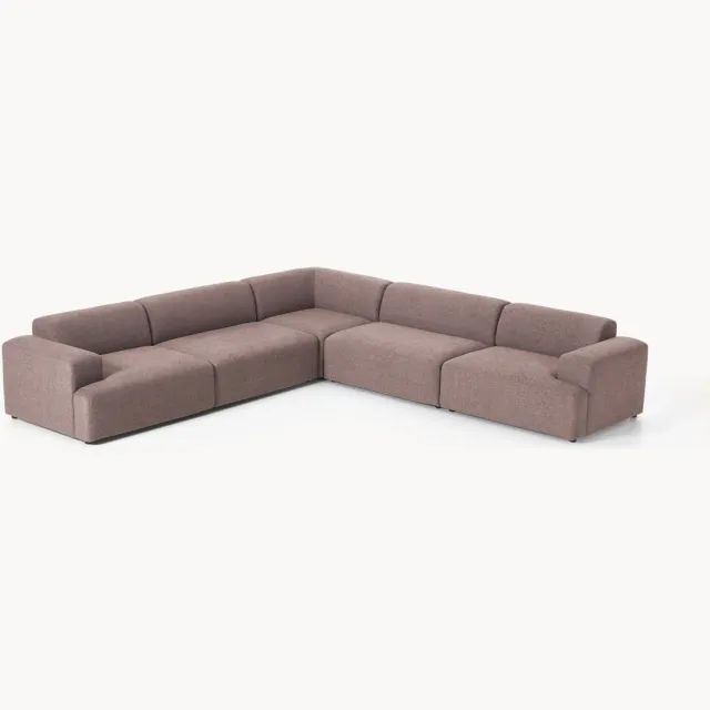 Westwing Collection XL-hoekbank Melva Dieproze