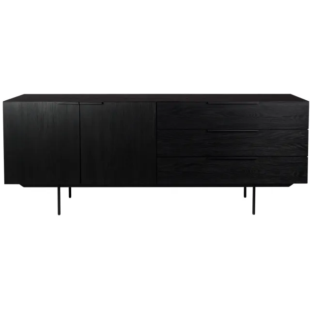 Zuiver Travis dressoir zwart eiken