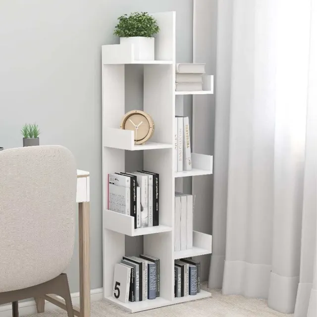 vidaXL Boekenkast 48x25,5x140 cm bewerkt hout wit, foto 2
