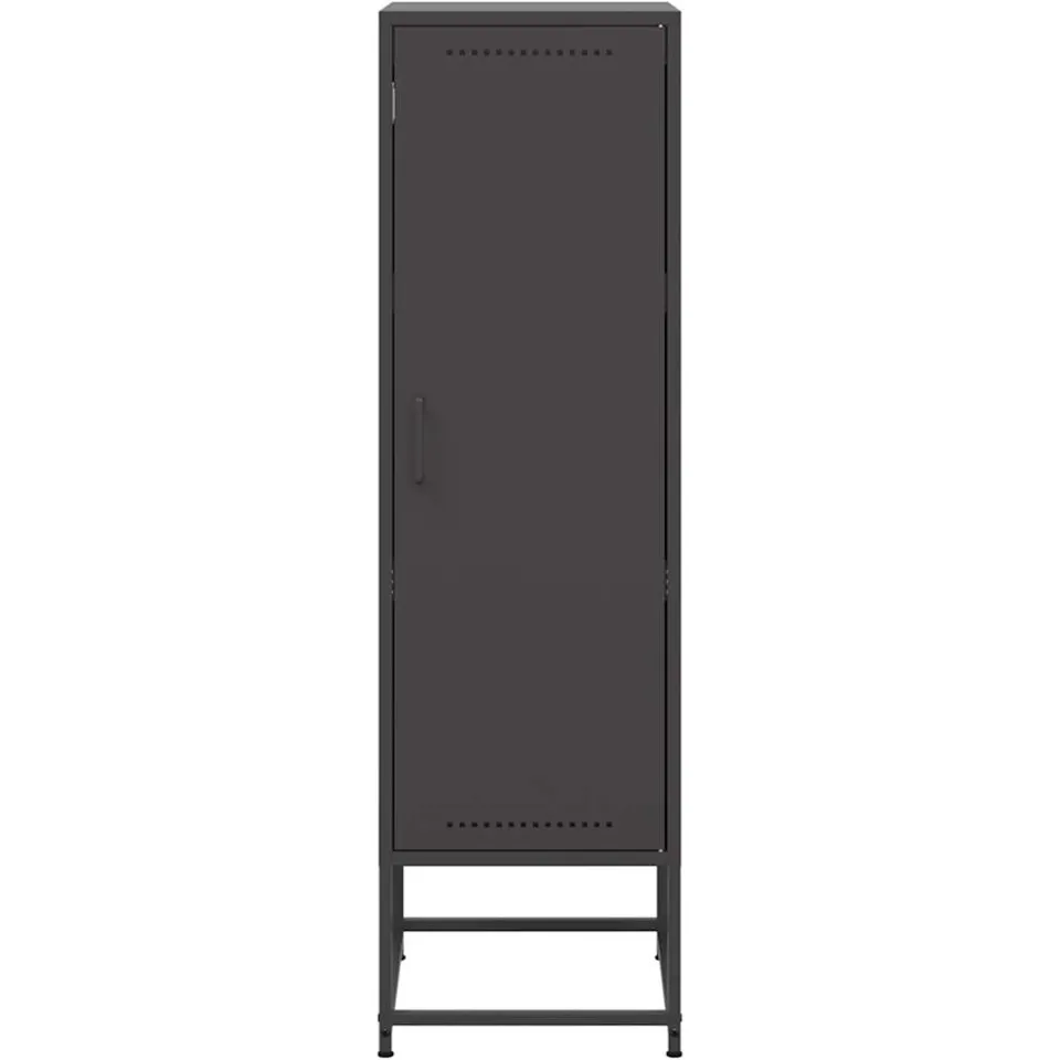 vidaXL Hoge kast 36x39x123 cm staal zwart, foto 4