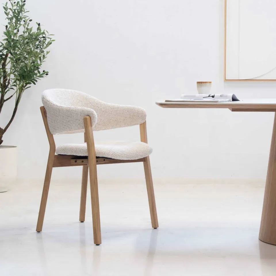 Giga Meubel Uppsala eetkamerstoel beige, foto 3