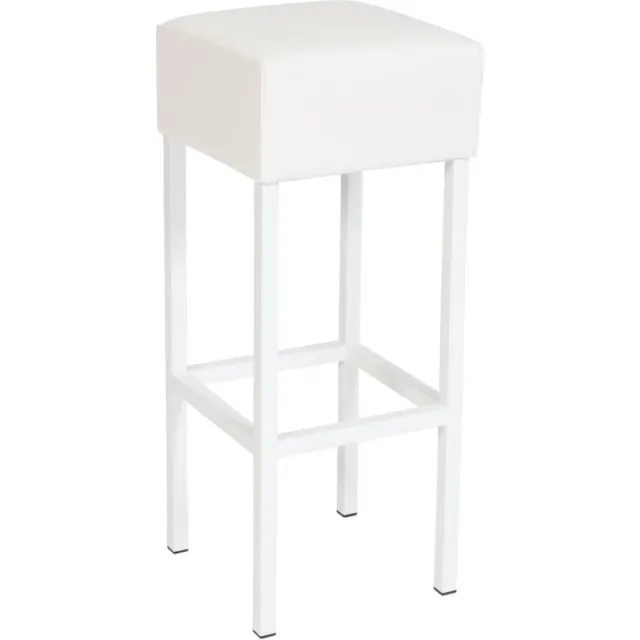 Workliving Barkruk Skai - Wit / Wit - 82 CM