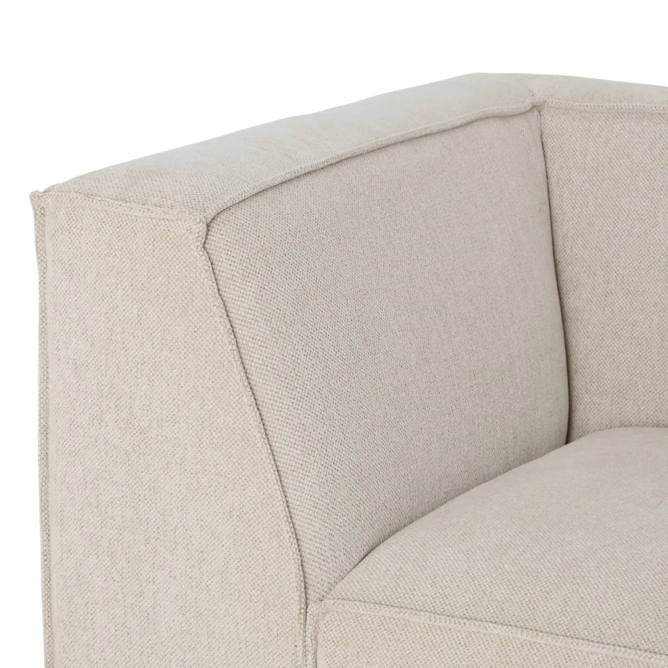NOUS Living hoekbank Newton hoek links - beige, foto 6