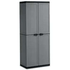 Keter Hoge Kast Jolly 68x39x166 Cm Grijs