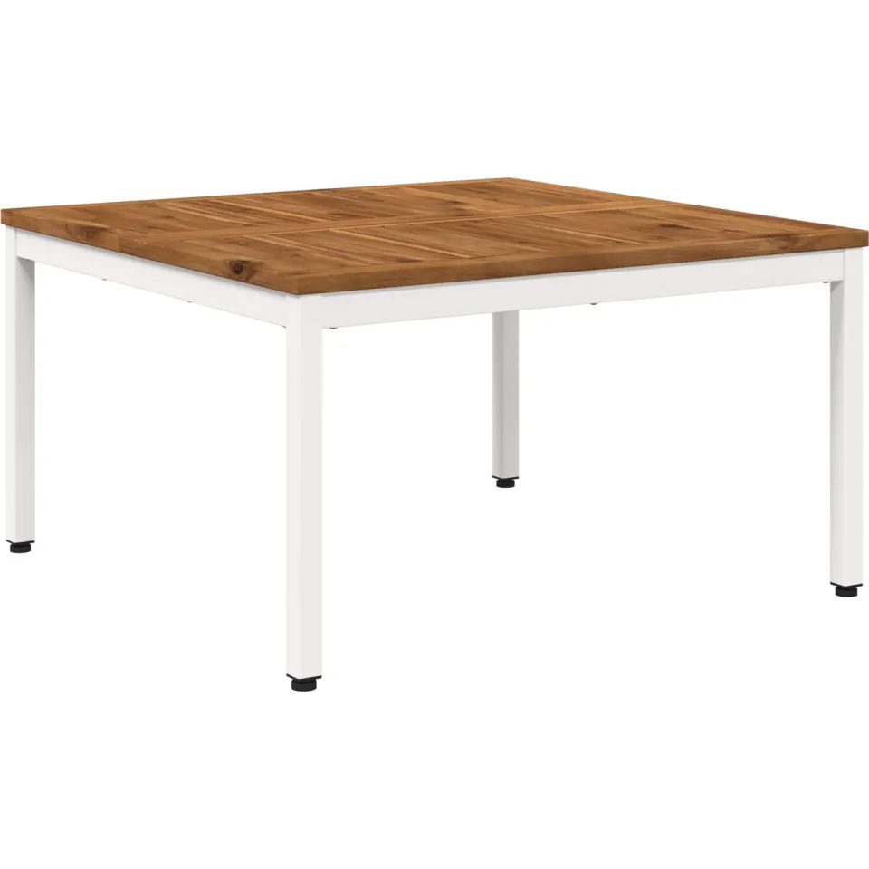 vidaXL Salontafel NAARDEN Natuurlijk en Wit 80 x 80,5 x 45 cm, foto 3