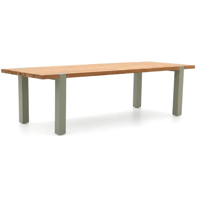 Hartman tuinmeubelen Hartman Almeria dining tuintafel 280x100x77cm Groen