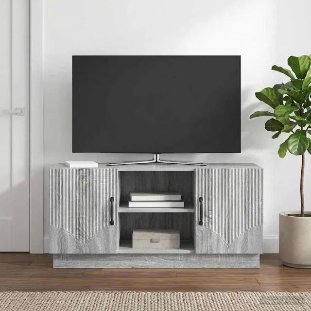 vidaXL TV-kast 102 x 34,5 x 47 cm Grijs sonoma Bewerkt hout, foto 2