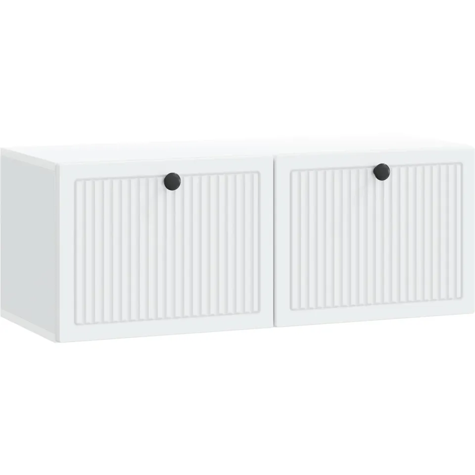 vidaXL Wandbeugel TV-kast Wit 78,5 x 31 x 30 cm Bewerkt hout, foto 3