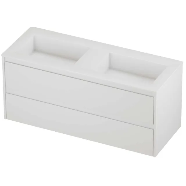 Proline Aristo Badmeubelset Polystone Elegant 120x46x54 cm Glans Wit Mat Wit