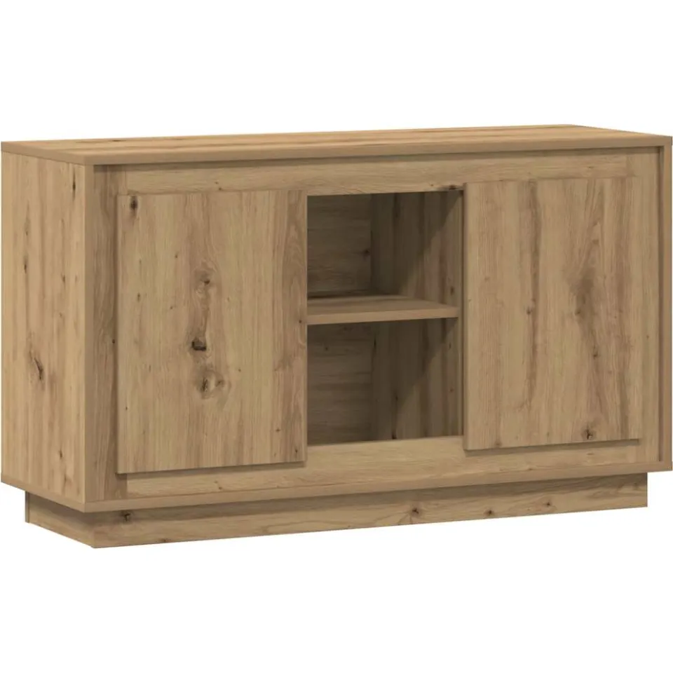 vidaXL Dressoir 102x35x60 cm bewerkt hout artisanaal eikenkleurig, foto 3