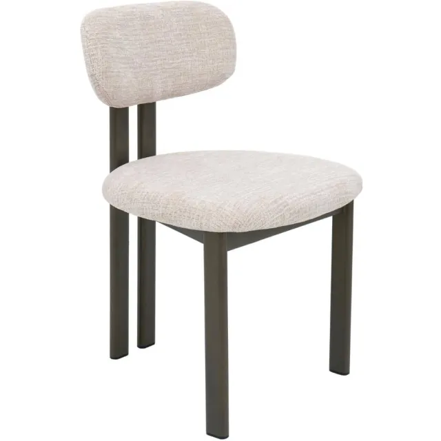 Giga Meubel Noor eetkamerstoel beige brons