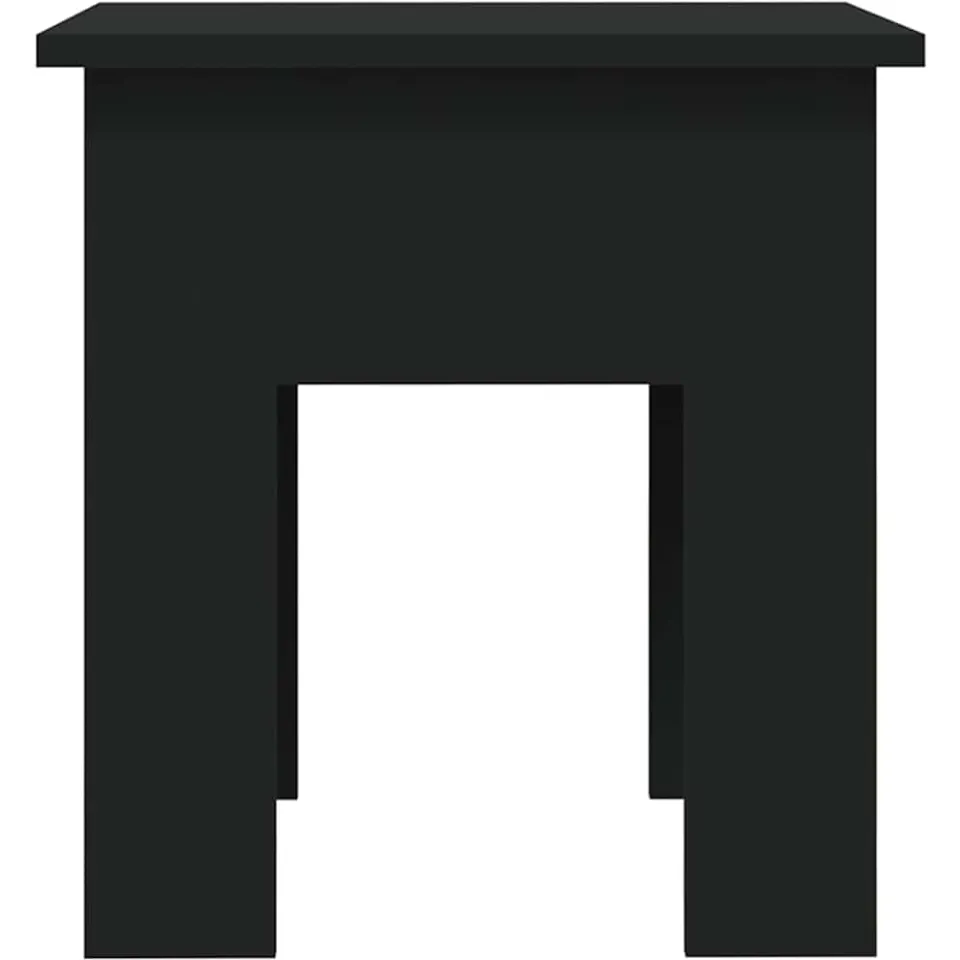 vidaXL Salontafel 40x40x42 cm bewerkt hout zwart, foto 4