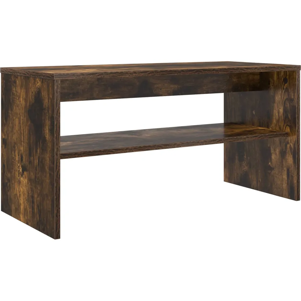vidaXL TV-kast 80 x 35 x 40 cm Gerookt eiken Bewerkt hout, foto 3