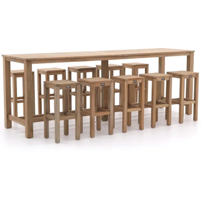 ROUGH Furniture ROUGH-X 300cm barset 11-delig Bruin