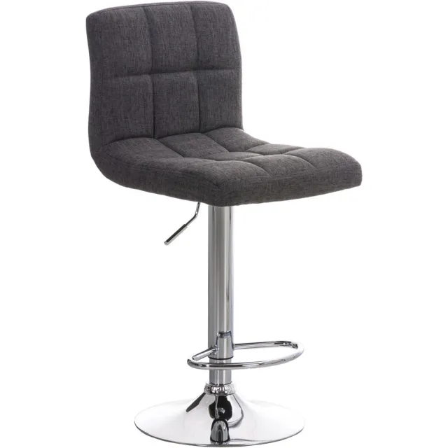 Luxe Comfort Torino 0046 barkruk - stof - lichtgrijs licht grijs
