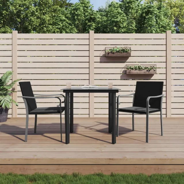 vidaXL 3-delige Tuinset met kussens poly rattan en staal, foto 2