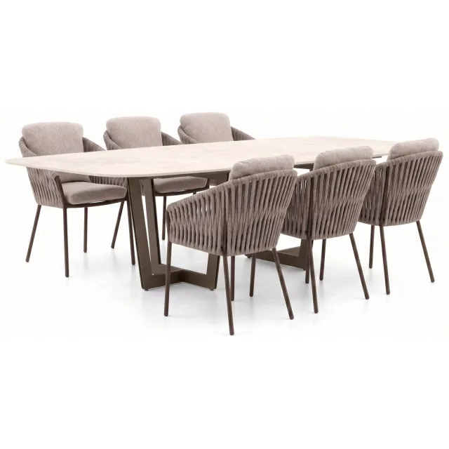 Suns Nappa/Palermo 240cm dining tuinset 7-delig, foto 2