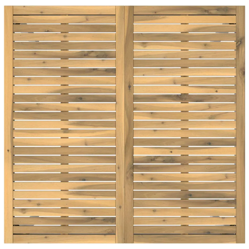 vidaXL Tuinbar Tafel NAARDEN Witgewassen 110 x 108,5 x 105 cm, foto 4