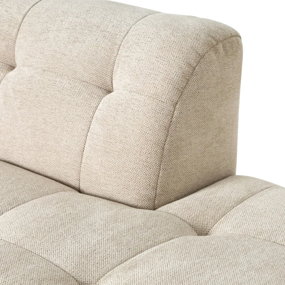 NOUS Living hoekbank Aura met ronde hoek - beige, foto 6
