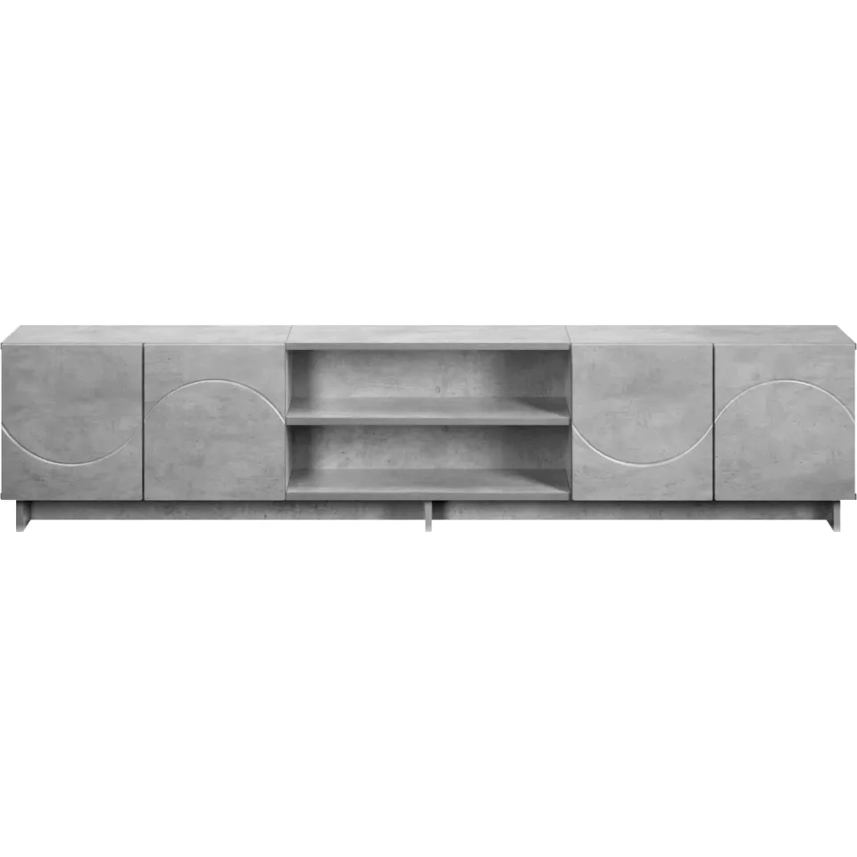 vidaXL TV-standaard 180 x 34,5 x 40 cm Betongrijs Bewerkt hout grijs, foto 4