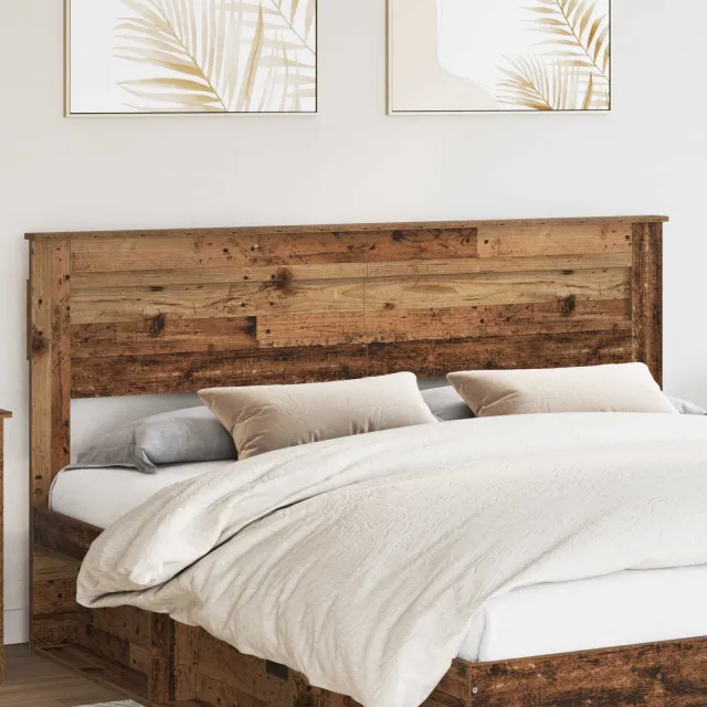 vidaXL Hoofdbord Oud Hout Bewerkt hout Bruin