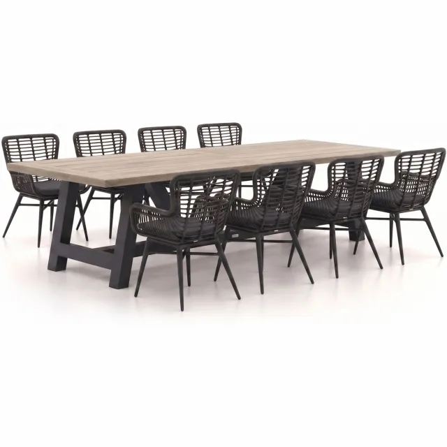 Intenso Furniture Intenso Asti/Bresimo 330cm dining tuinset 9-delig