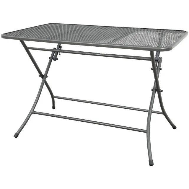 Royal garden Café strekmetaal klaptafel 110x70 cm. - Antraciet