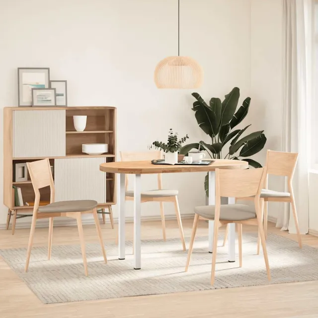 vidaXL Console tafelpoten 4 st 72-74 cm staal wit