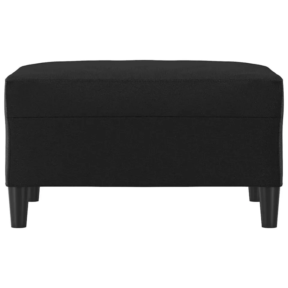 vidaXL Voetenbank 70x55x41 cm kunstleer zwart