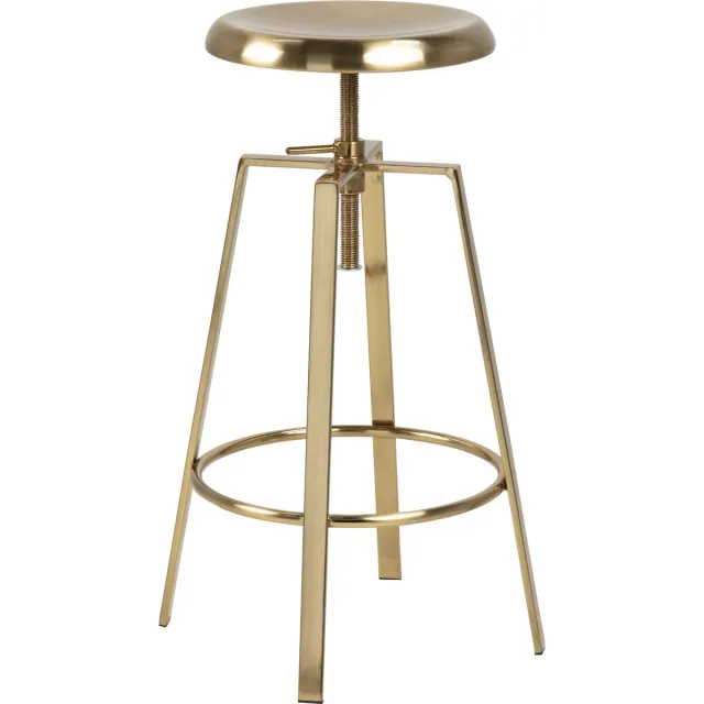 Giga Living Barkruk Surat Metal Goud - Giga Living