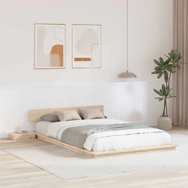 vidaXL Bedframe Bruin 120 x 200 cm Hout