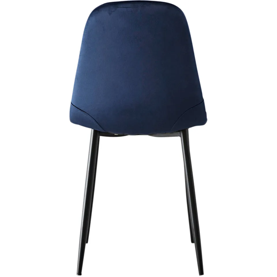 NOUS Living Jax eetkamerstoel donkerblauw, foto 4