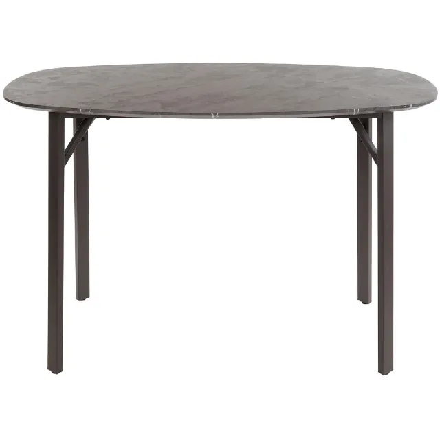Nest of Nora Bartafel Jorin - Deens ovaal 140cm - Grafiet Eettafel Grijs