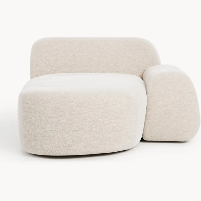 Westwing Collection Hoekmodule Wolke Beige