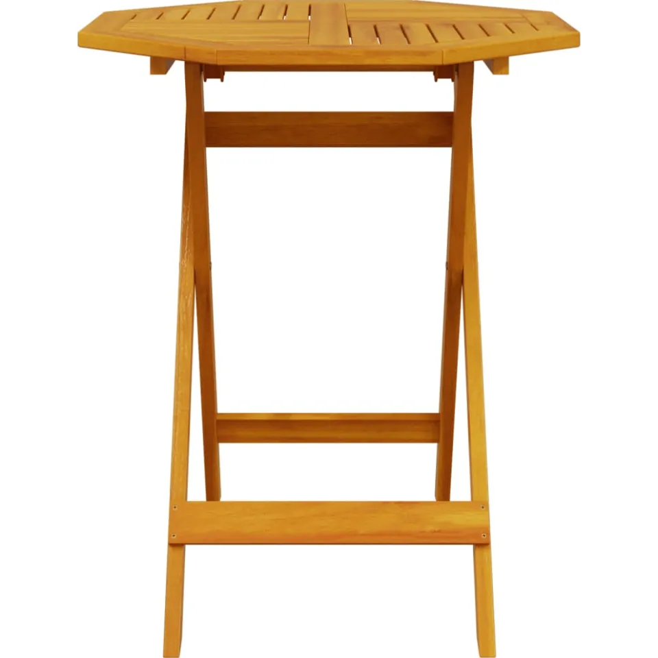 vidaXL 3-delige Bistroset inklapbaar massief acaciahout bruin, foto 4