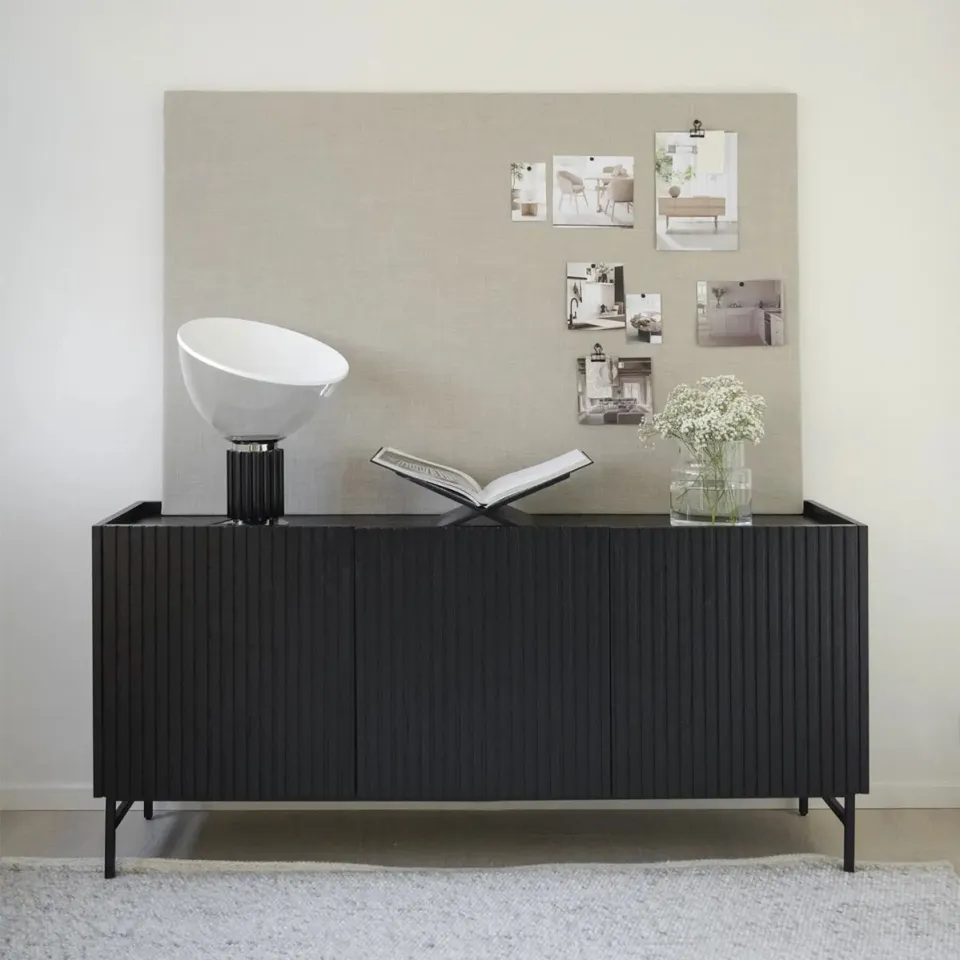 Rowico Home Halifax houten dressoir zwart - 160 x 40 cm, foto 4