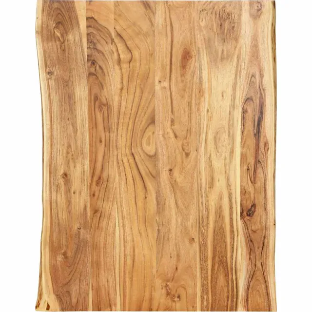 vidaXL Tafelblad 80x(50-60)x2,5 cm massief acaciahout bruin, foto 4