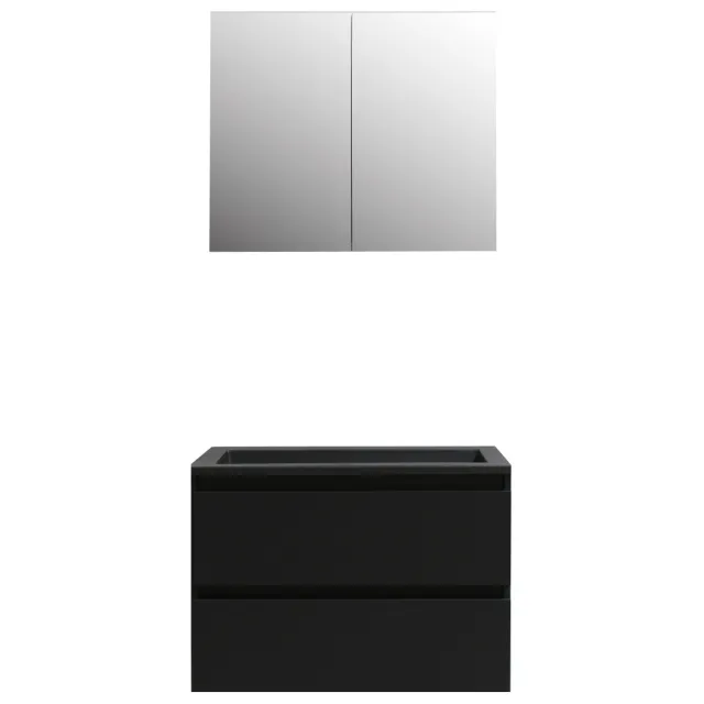 Boss & Wessing BWS Pepper badmeubelset mat zwart