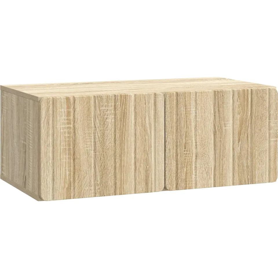 vidaXL Wandbeugel TV-kast 78,5 x 41 x 30 cm Sonoma Eiken Bewerkt hout, foto 3