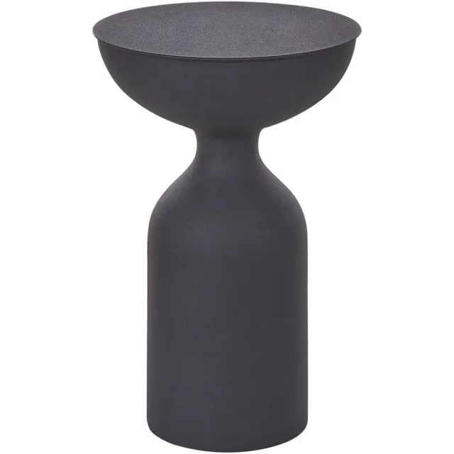 Beliani COTA - Bijzettafel - Zwart - IJzer