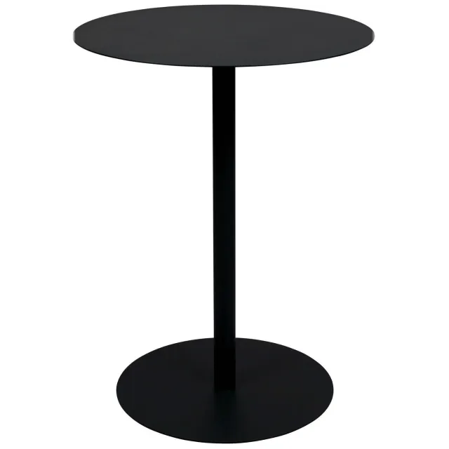 Zuiver ronde bistro tafel Snow Ø 57 Zwart