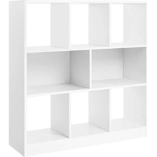 CaliCosy Nancy's Boekenkast - 8 Vakken - 100 CM Hoog Wit
