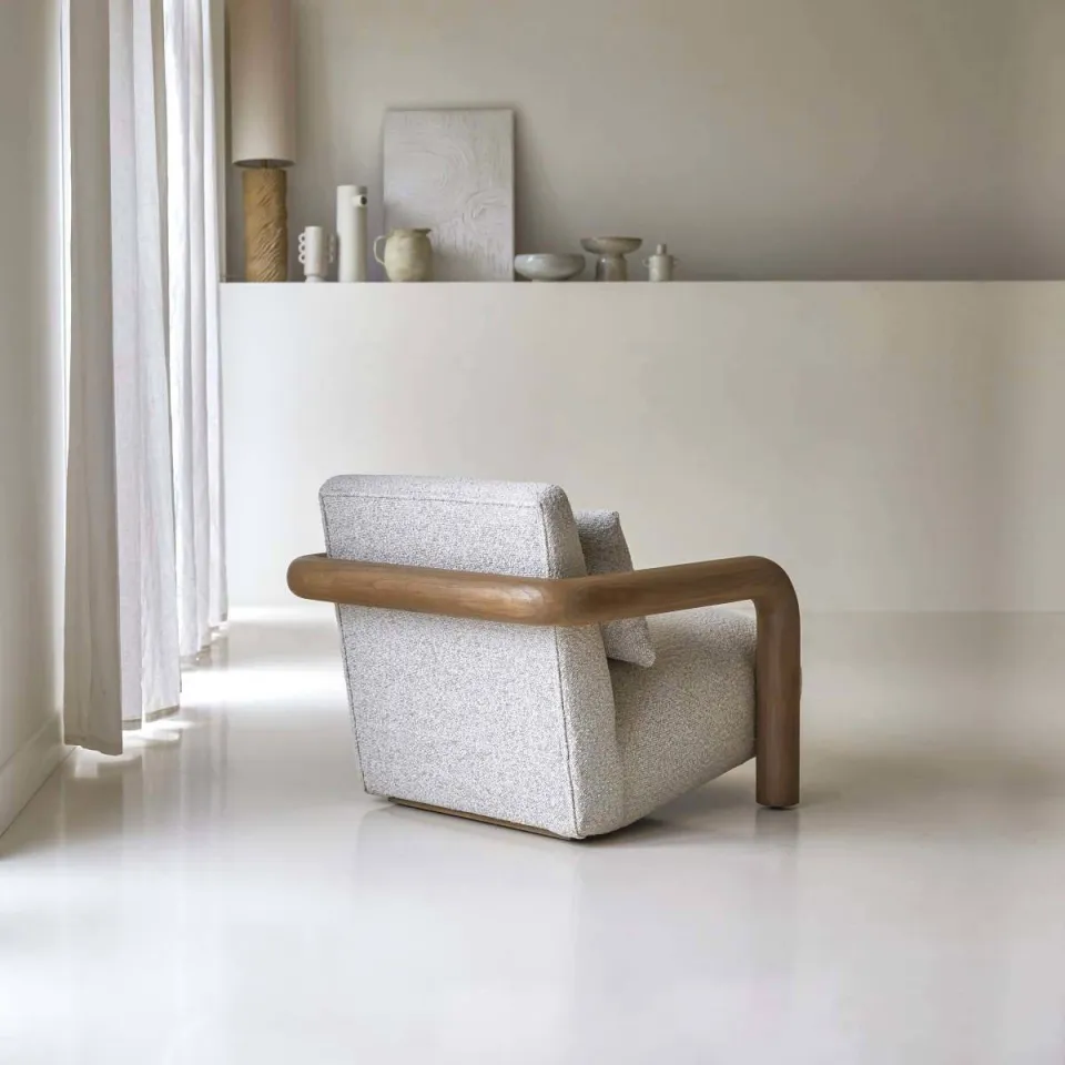 Tikamoon Nina - Fauteuil beige, foto 3
