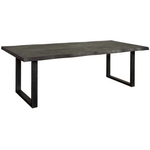 Tower Living Eettafel Ultimo - Rechthoek Zwart Hout - 180x90x78cm