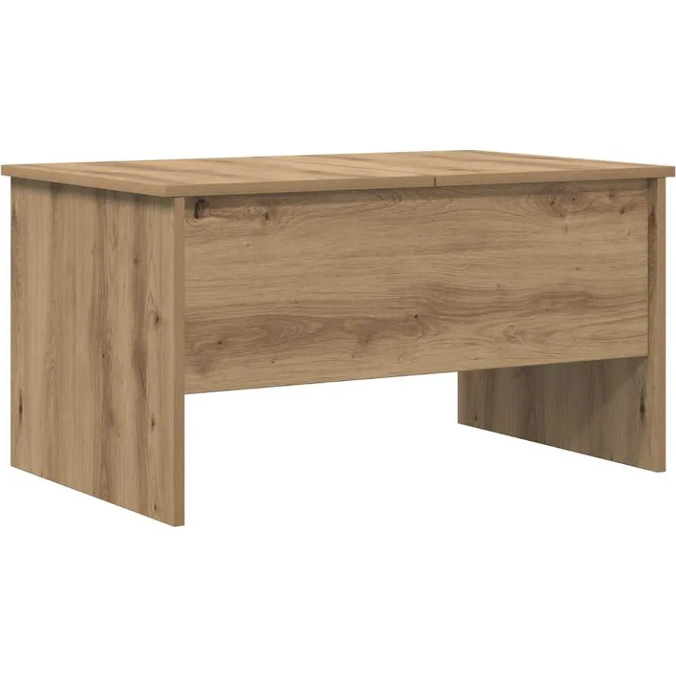 vidaXL Salontafel Artisan Eiken 102 x 50,5 x 46,5 cm Bewerkt hout, foto 3