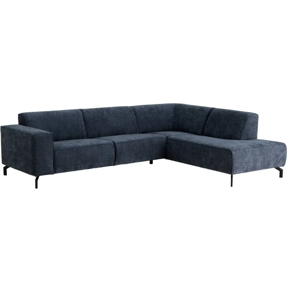 NOUS Living hoekbank rechts Brent blauw, foto 6